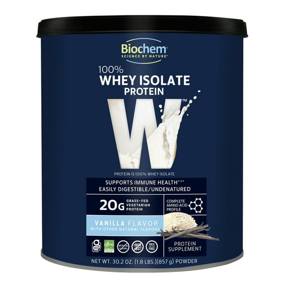 Biochem 100% Whey Protein-Vanilla 1.8 lbs Powder