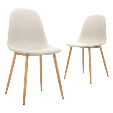 Mid Century Metal Legs for Kitchen Dining Room Side Chair, Set of 2, Light Grey