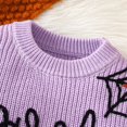 thumbnail image 6 of Coerni Toddler Baby Boys Girls Halloween Knitted Sweater Pumpkin Warm Pullover Sweatshirt Knitwear Fall Winter Clothes, 6 of 6