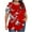 Z2-Red-womens plus size tops, variant on Womens Plus Size Tops Peplum Short Sleeve Tunics Floral Round Neck Shirts Pleated Comfy Loose Casual Blouses Summer Weekend Tshirts Gray L