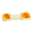 thumbnail image 3 of Jaula cueva túnel para hámster, accesorios, juguete transpirable para conejos, escondite para jerbos piña amarilla, 3 of 9