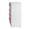 thumbnail image 7 of Better Home Products Cindy 4 Drawer Chest Wooden Dresser with Lock White and Pink, 7 of 7