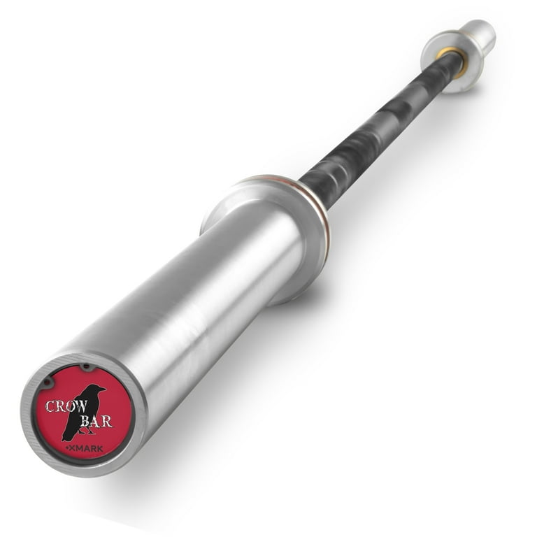 XMark Olympic Barbell Weight Set CROWBAR 7 Olympic Bar and 365 lb TRI GRIP Weight Plates Set Walmart