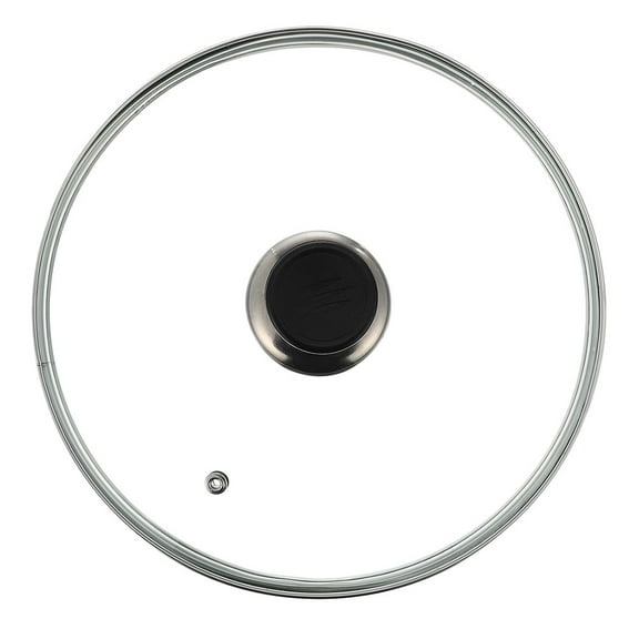 Universal Lid for Pots, Pans and Skillets, 10 Inch Glass Lid for Frying Pan, Fry Pan, Skillet, Pan Lid with Handle