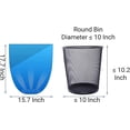 thumbnail image 3 of Sheebo 180 Counts 1.2 - 1.5 gal (5L) Clear Mini Trash Bags - 1.3 gallon Small Garbage Bags, 3 of 4