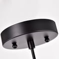 thumbnail image 3 of CHLOE 1 Light Textured Black Mini Pendant Ceiling Fixture 6" Wide, 3 of 3