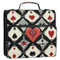 thumbnail image 2 of YAZAOO Zipper Binder trapper keeper Documents Organized Design Heart Of The Game Printed, 2 of 8