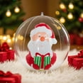 thumbnail image 5 of LSLJS Christmas Inflatables - Xmas Ball 13" Thickened & Transparent Christmas Decorations Large for Xmas Yard Lawn Holiday Porch Party Decor, 5 of 6