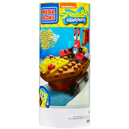 Mega Bloks Spongebob Squarepants Mr. Krabs Racer