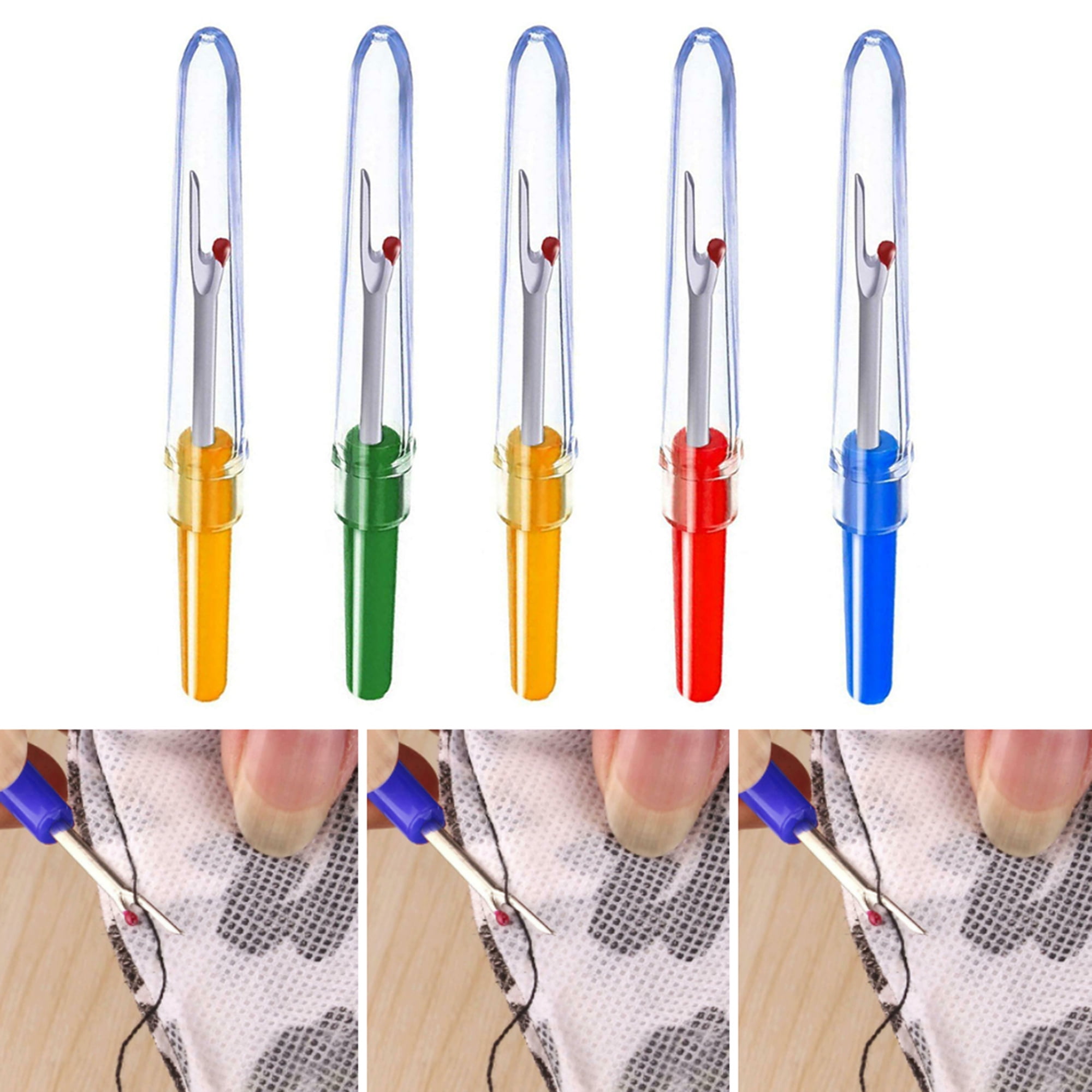 Weika Pack of 5 Seam Ripper Thread Picker Sewing Stitch Cutter Remover