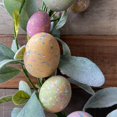 thumbnail image 3 of Nueva corona de huevos de Pascua - Decoración de bricolaje para puerta delantera en multicolor para el hogar y fiestas, 15.74 "de diámetro, 3 of 5