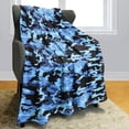 thumbnail image 2 of 50" x 80" Blanket Throw Comfort Warmth Soft Cozy Air Conditioning Easy Care Machine Wash Camouflage, 2 of 5