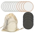 thumbnail image 1 of 16PCS Makeup Remover Pad Washable Reusable Skin-friendly Makeup Removal Pad, 1 of 8