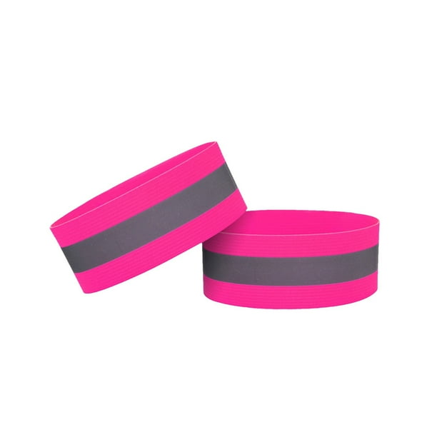 8 correas reflectantes para el brazo para deportes al aire libre, correr de noche y ciclismo.