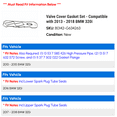 thumbnail image 2 of Valve Cover Gasket Set - Compatible with 2013 - 2018 BMW 320i 2014 2015 2016 2017, 2 of 2