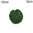thumbnail image 1 of Cheers 2Pcs Artificial Floating Lotus Leaves Fake Foliage Plant Garden Pond Pool Decor, 1 of 7