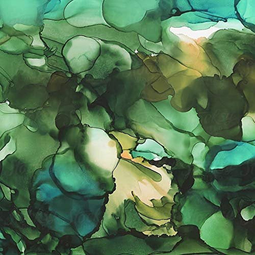 Alcohol inks - greens and blues - Alcohol Ink Designs by Susan - Paintings  & Prints, Abstract, Organic - ArtPal