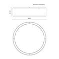 thumbnail image 2 of Kuzco Lighting Fm7920 Dalton 20" Wide Led Flush Mount Drum Ceiling Fixture - White, 2 of 3