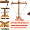 thumbnail image 2 of Gancho de madera Ring Toss Game Mohjeke para anillas para exteriores e interiores, 2 of 6