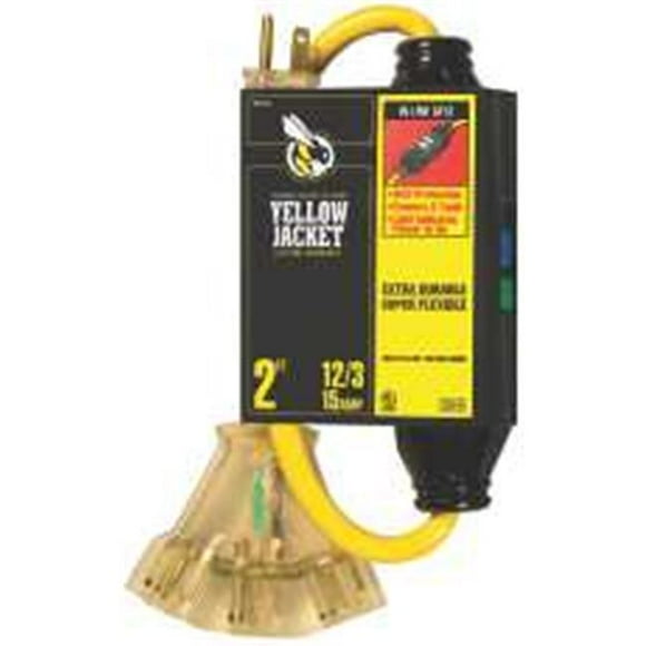 Coleman Cable 283424 Jaune Veste Lite Bloc 2 Pieds 2816