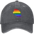 thumbnail image 2 of LGBT Flag Map of Tanzania Baseball Cap Women Men Hat Vintage Trucker Sun Hat Dad Cowboy Hats, 2 of 8