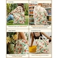 thumbnail image 3 of Aesthetic Tote Bag for Girls - with Magnetic Buckle and Zipper Inner Pocket for Women Lady Canvas Cotton Tote Bag Strawberries, 3 of 8