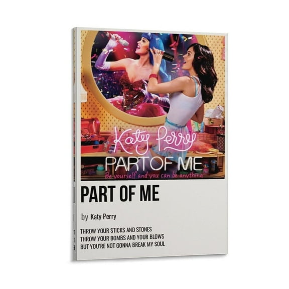 Katy Perry PART OF ME Canvas Poster Wall Decorative Art Painting Living Room Bedroom Decoration Gift