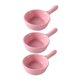 thumbnail image 2 of Recipiente para condimentos, cuencos para salsas, platillo de cerámica reutilizable para ketchup. pequeño rosa, 2 of 9