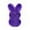 PURPLE, variant on Easter Bunny Plush Toys Cute Peep Rabbit Stuffed Animal 6inches Stuffed Bunny Plushies Home Decor Party Supplies Gift for Kids