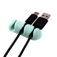 thumbnail image 3 of Mini herramienta de organizador de cable de auriculares de datos de carga Ethernet adhesiva (verde), 3 of 8