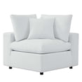 thumbnail image 1 of Lounge Sofa Corner Chair, Sunbrella, White, Fabric, Modern Contemporary, Outdoor Patio Balcony Cafe Bistro Garden Furniture Hotel Hospitality, 1 of 7