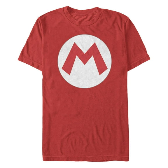 Men's Nintendo Mario Circle Icon Graphic T-Shirt