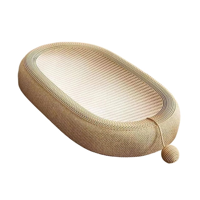 Rascador para gatos, cama, salón, cama para mascotas, decoración versátil, rascador ovalado para gatos, cuenco para sofá, terraza, alfombras para