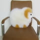 thumbnail image 2 of Cojín de asiento Sunnimix de felpa Cojín de piso de oveja artificial amarillo, 2 of 8