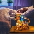 thumbnail image 3 of Corgi Lamp and Pug Lamp, Dog Series Art Night Light, Stained Resin French Bulldog Tabletop Night Light, Vintage Animal Home Decor, Cute Pet Dogs Themed LED Table Lamps with Warm Ambient Glow, 3 of 5