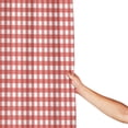 thumbnail image 3 of Shower Curtain, Textured red white plaid Checkered Washable Shower Curtain for Bathroom, Waterproof Bathroom Shower Curtain Set with Hooks Long Shower Curtain 72x72in Home Decor, 3 of 7