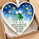 thumbnail image 1 of Heart-shaped Sea Glass Friendship Decoration Handmade Sea Glass Ornaments Eternal Friendship Heart Souvenir, 1 of 6