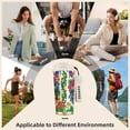 thumbnail image 5 of Inspirational Tumbler 18oz Bohemian Wildflower & Lavender, Leak-proof Vacuum Insulated Tumbler, 5 of 7