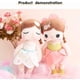 thumbnail image 2 of 13" Exclusive New Metoo Princess Doll, Cute Flower Fairy Plush Doll, Soft Dolls Baby Doll Girl Gifts, Non-toxic Soft Skin-friendly Pp Cotton Plush Stu, 2 of 4