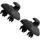 thumbnail image 1 of 2 piezas de clip para visera interior, MoreChioce 8U0857562A gancho de plástico para visera compatible con A1 A3 A4L A5 A6L A7 Q3 Q5 Q7 TT 8E0857563A, negro esquí esquí Gafas de esquí, 1 of 5