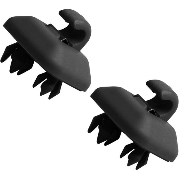 2 piezas de clip para visera interior, MoreChioce 8U0857562A gancho de plástico para visera compatible con A1 A3 A4L A5 A6L A7 Q3 Q5 Q7 TT 8E0857563A, negro esquí esquí Gafas de esquí
