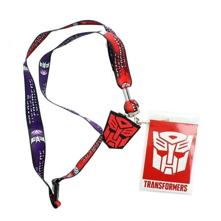 Reversible Lanyard - Bioworld Transformers Reversible Autobot Decepticon Lanyard
