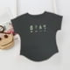 thumbnail image 1 of Camiseta para mujer Camiseta básica Patrón de con estilo Casual Cuello redondo Camiseta de manga corta para la oficina Desplazamientos Viajes XL, 1 of 8
