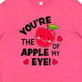 thumbnail image 4 of Inktastic Youre The Apple of My Eye Valentine Pun with Cute Apple Youth T-Shirt, 4 of 5