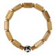 thumbnail image 1 of Pulsera verde de madera de Santos, 6,5 x 13 mm, para hombre y mujer, 1 of 2
