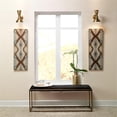 thumbnail image 2 of Jamie Young Co Shelby Hide Bench in Brown and Antique Brass Metal, 2 of 5