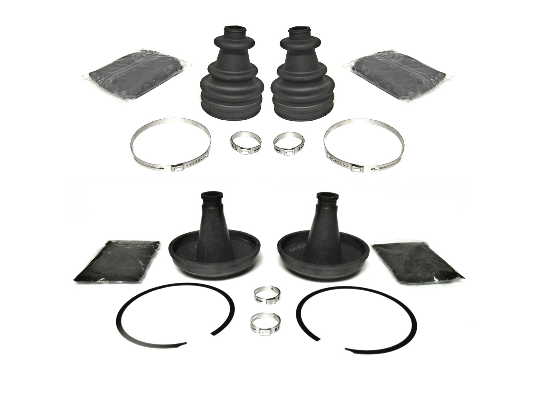 Rear CV Boot Set for Polaris Outlaw 500 & 525 IRS 2x4 20062011 ATV