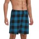 thumbnail image 2 of Fotbe Blue Black Plaid Pantalones Cortos de Pijama para Hombre, Ropa de Dormir, Pantalones de Pijama Cortos para Hombre-Small, 2 of 6