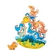 thumbnail image 2 of Juego de equilibrio de bloques de madera, habilidades motoras finas, reconocimiento de forma, juguetes de dinosaurio de madera sensoriales para niñas, 2 of 9