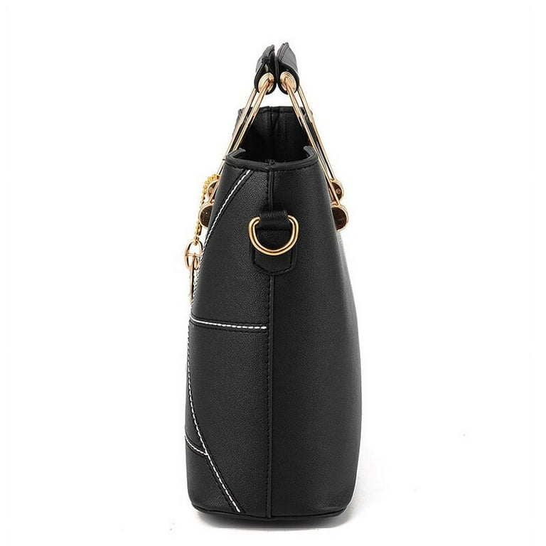 Cocopeaunts Womens Handbags Two-piec Bags for Women Leather Bag Sac A Main Femme Luxury Designer Handbag Sac de Luxe Femme Brand Square Bag, Adult